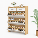 Armário de Sapatos com 3 Portas e 2 Gavetas